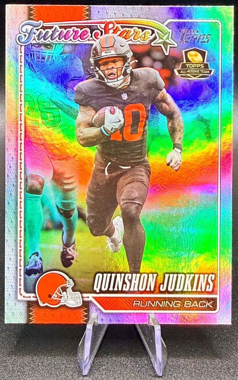 2026 Topps Flagship Future Stars Quinshon Judkins Football Card Cleveland Browns